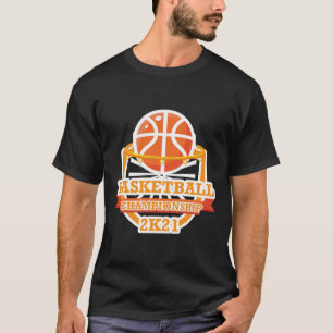 Basketbal Kampioenschap Vintage T-shirt