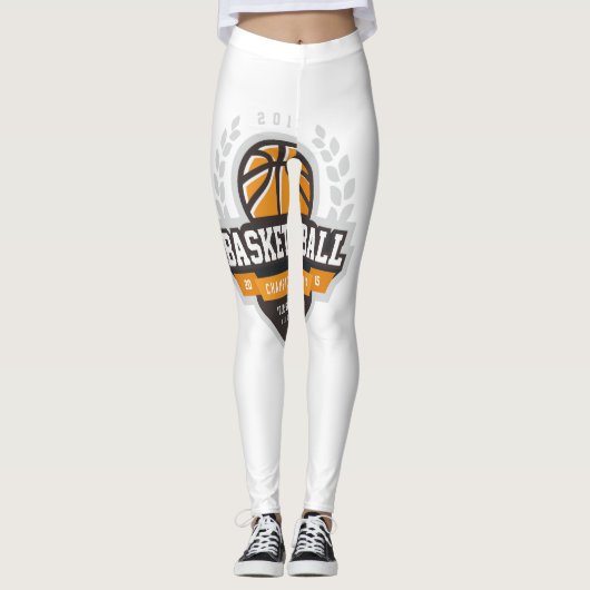 basketbal kampionship leggings (Voorkant)