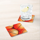 Basketbal Kartonnen Onderzetters (Insitu)