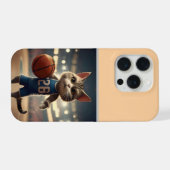 Basketbal Kat, iPhone Hoesje (Achterkant horizontaal)