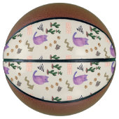 Basketbal Kat Vis Cactus Paws Meow (Voorkant)