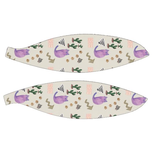 Basketbal Kat Vis Cactus Paws Meow (Panelen)