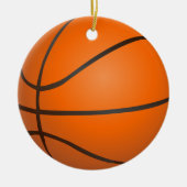 Basketbal Keramisch Ornament (Voorkant)