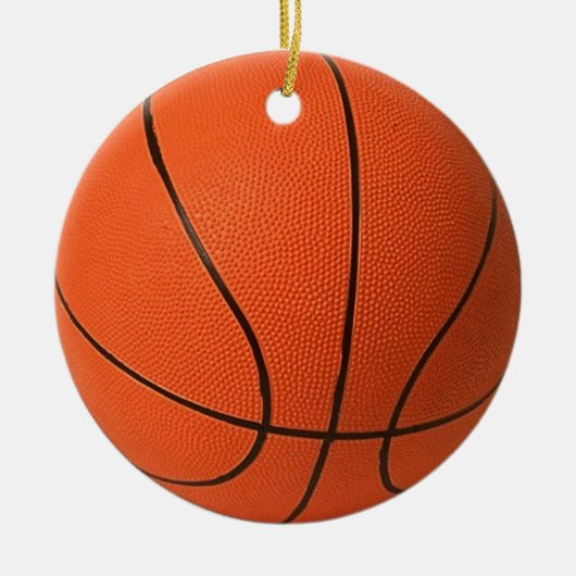 Basketbal Keramisch Ornament (Voorkant)