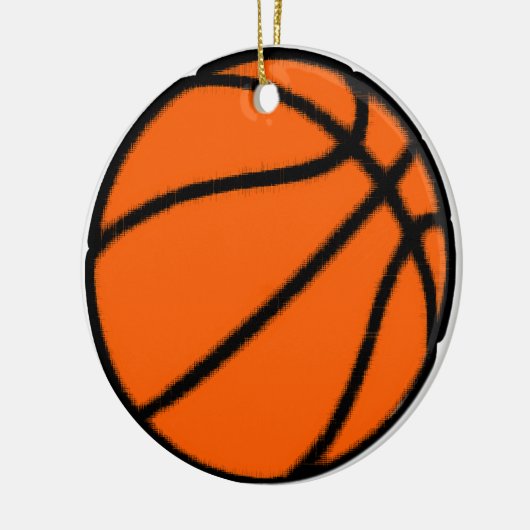 basketbal keramisch ornament (Links)