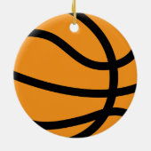basketbal keramisch ornament (Achterkant)