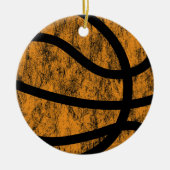 basketbal keramisch ornament (Voorkant)