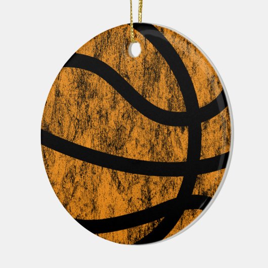 basketbal keramisch ornament (Links)