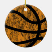 basketbal keramisch ornament (Achterkant)