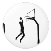 Basketbal Keramische Knop (Voorkant)