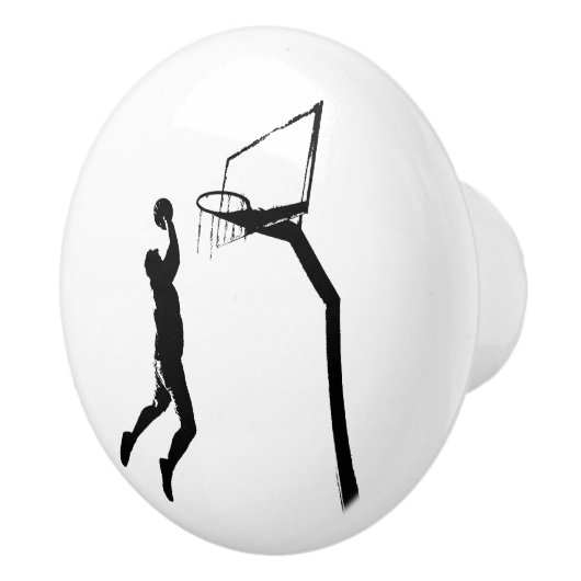 Basketbal Keramische Knop (Rechts)