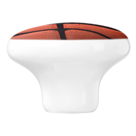 Basketbal Keramische Knop (Zijkant)
