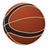 Basketbal Keramische Knop (Voorkant)