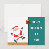 Basketbal Kerst Briefkaarten (Voorkant / Achterkant)