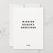 Basketbal Kerst Kaarten (Achterkant)