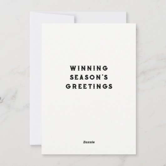 Basketbal Kerst Kaarten (Achterkant)