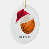 basketbal kerst keramisch ornament (Rechts)
