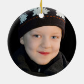 basketbal kerst keramisch ornament (Achterkant)