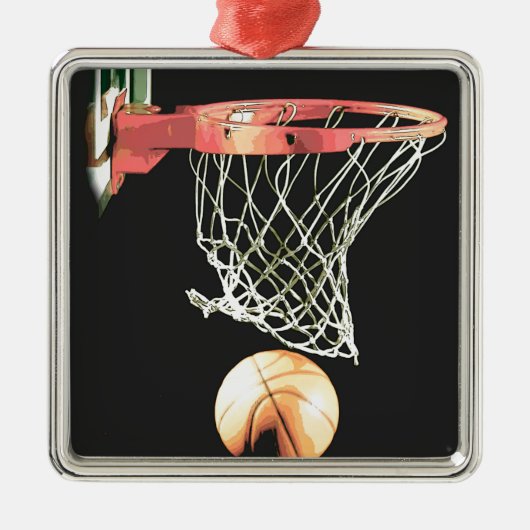 Basketbal kerst ornamenten (Voorkant)