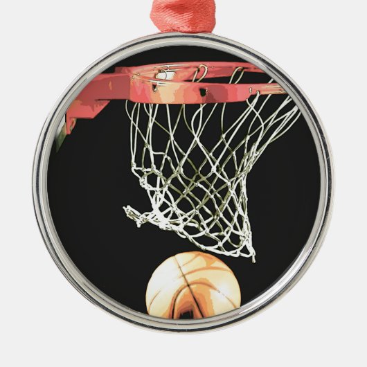 Basketbal kerst ornamenten (Voorkant)