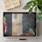 Basketbal Kerst thema Tissuepapier (Geschenk)