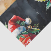 Basketbal Kerst thema Tissuepapier (Detail)