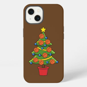 Basketbal Kerstboom iPhone 13 Hoesje