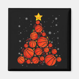 Basketbal Kerstboom Kerstman Sport Heren W Magneet