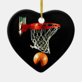 Basketbal Kerstboom Ornamenten (Voorkant)