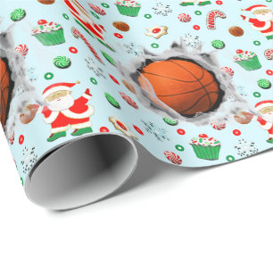 Basketbal Kerstcadeau Cadeaupapier