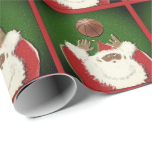 Basketbal Kerstcadeau Cadeaupapier