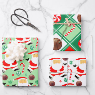 Basketbal Kerstcadeau Inpakpapier Vel