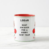 Basketbal Kerstcadeau Mok (Midden)