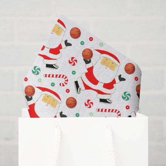 Basketbal Kerstcadeau Tissuepapier (Cadeauzakje)