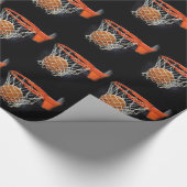 Basketbal Kerstcadeauverpakking Cadeaupapier (Hoek)