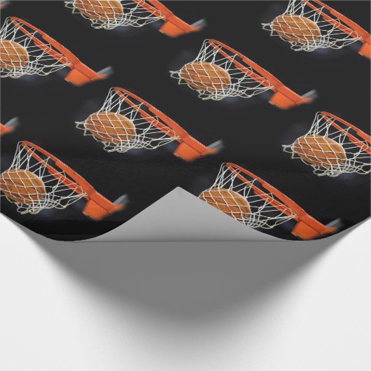 Basketbal Kerstcadeauverpakking Cadeaupapier (Hoek)