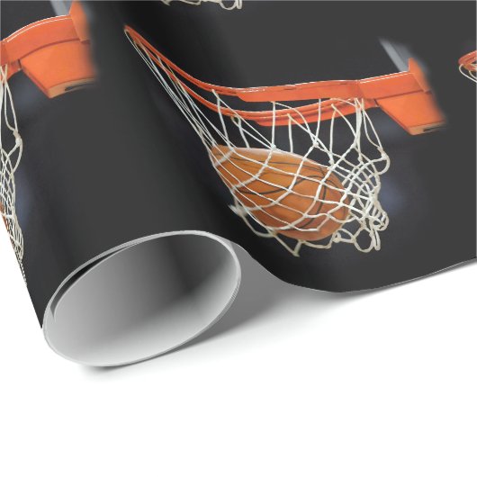 Basketbal Kerstcadeauverpakking Cadeaupapier (Rol Hoek)