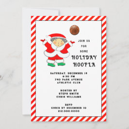 Basketbal Kerstfeest Kaart