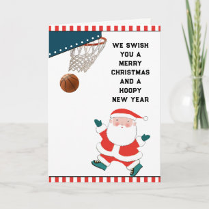 Basketbal Kerstkaarten Feestdagen Kaart