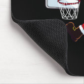 Basketbal Kerstman Sinterklaas Slam Dunk Mannen Jo Muismat (Hoek)
