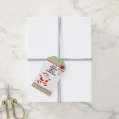 Basketbal Kerstmis Cadeaulabel (Met Touw)