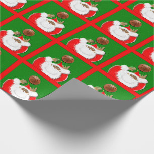 Basketbal Kerstmis Cadeaupapier