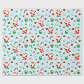 Basketbal Kerstmis Cadeaupapier (Vlak)