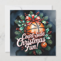 Basketbal Kerstmis Thema