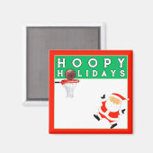 Basketbal Kerststokvuller Magneet (Voorkant / Achterkant)