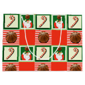 Basketbal Kerstvakantie Groot Cadeauzakje (Achterkant)