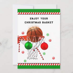 Basketbal Kerstvakantie Kaart