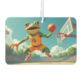 Basketbal Kikker auto luchtverfrisser (Achterkant)