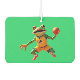 Basketbal Kikker groene auto luchtverfrisser