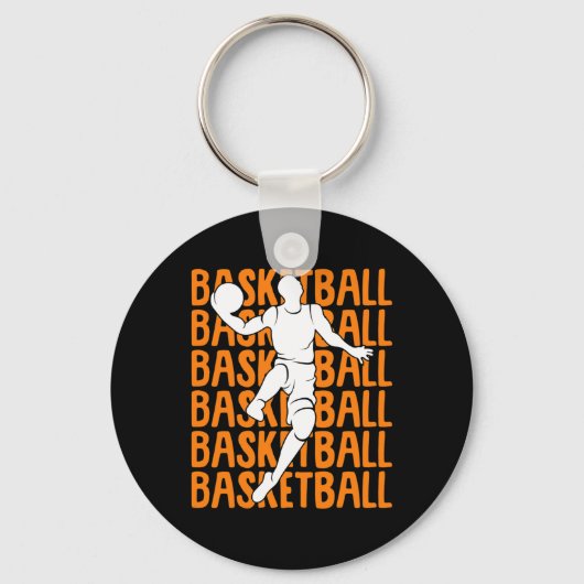 Basketbal Kinder Jongens Mannen 1 Sleutelhanger (Voorkant)